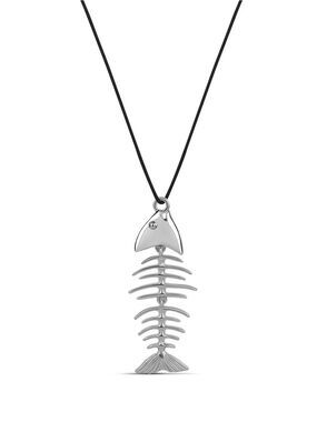 Alloy Fish Adjustable Length Cord Necklace: 100cm by Mayamar